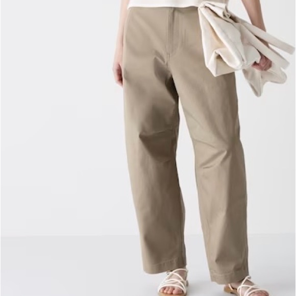Uniqlo Pants - Uniqlo Cotton Wide Pants